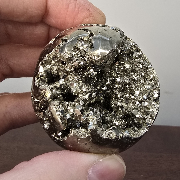 Pyrite Crystal Sphere 49mm - Picture 14 of 17